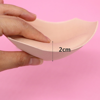 6 sztuk/3pair gąbki wkładki do stanika Push Up powiększacz piersi wymienny biustonosz wyściółka wkładki kubki do stroju kąpielowego Bikini wyściółka Intimates 6